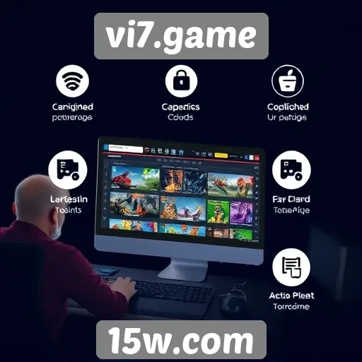 Análise das principais funcionalidades do site vi7.game