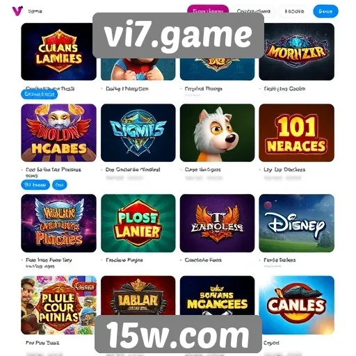 Principais jogos disponíveis na plataforma vi7.game